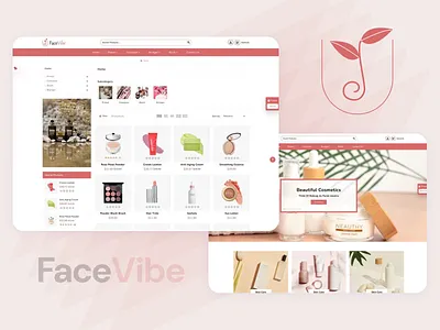 💄 Cosmetics E-commerce UI Design beauty store design checkout flow ui clean e commerce ui cosmetics e commerce ui makeup store ui minimal web design modern e commerce product detail page product listing ui responsive web ui skincare website ux design for e commerce