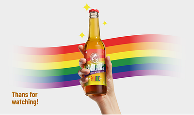 Cerveza Camaleones Cancún - Pride Month Edition UAC beer branding graphic design logo mockup packaging product typography