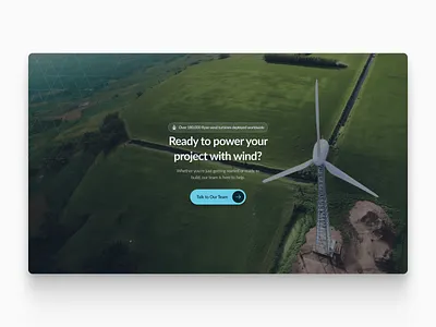 Conversion focused CTA section for renewable energy website industrial landing page manufacturing modern nature renewable energy uiux web webdesign