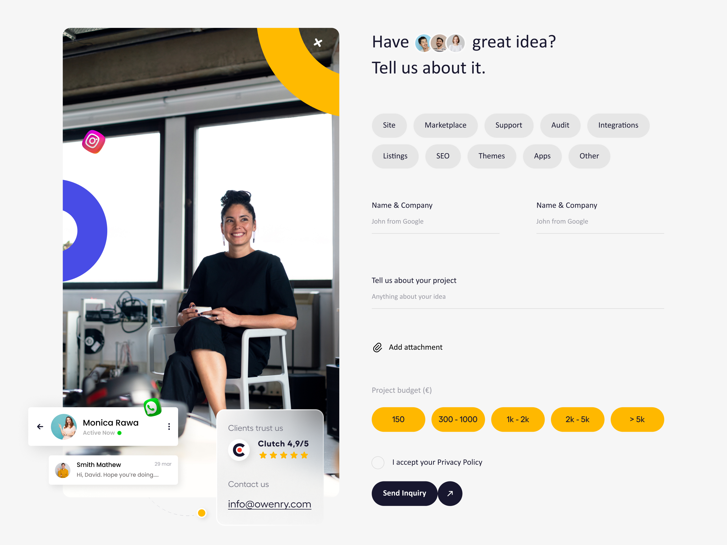 Clean Contact Page that never goes out of style clean contact dribbble graphic design interface page ui ux website