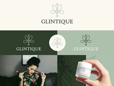 Glintique beauty logo brand identity brand style guide branding branding designer branding service cosmetic logo graphic design logo logo design logo design service logo designer logomark minimalist branding minimalist logo modern logo trending design trending logo style visual identity