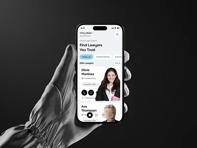 Lawyer Consultation & Booking Mobile App android app design app design concept app design insparation appointment booking booking app dribbble ios law law booking lawyer app lawyers legal app legaltech mobile ui ux