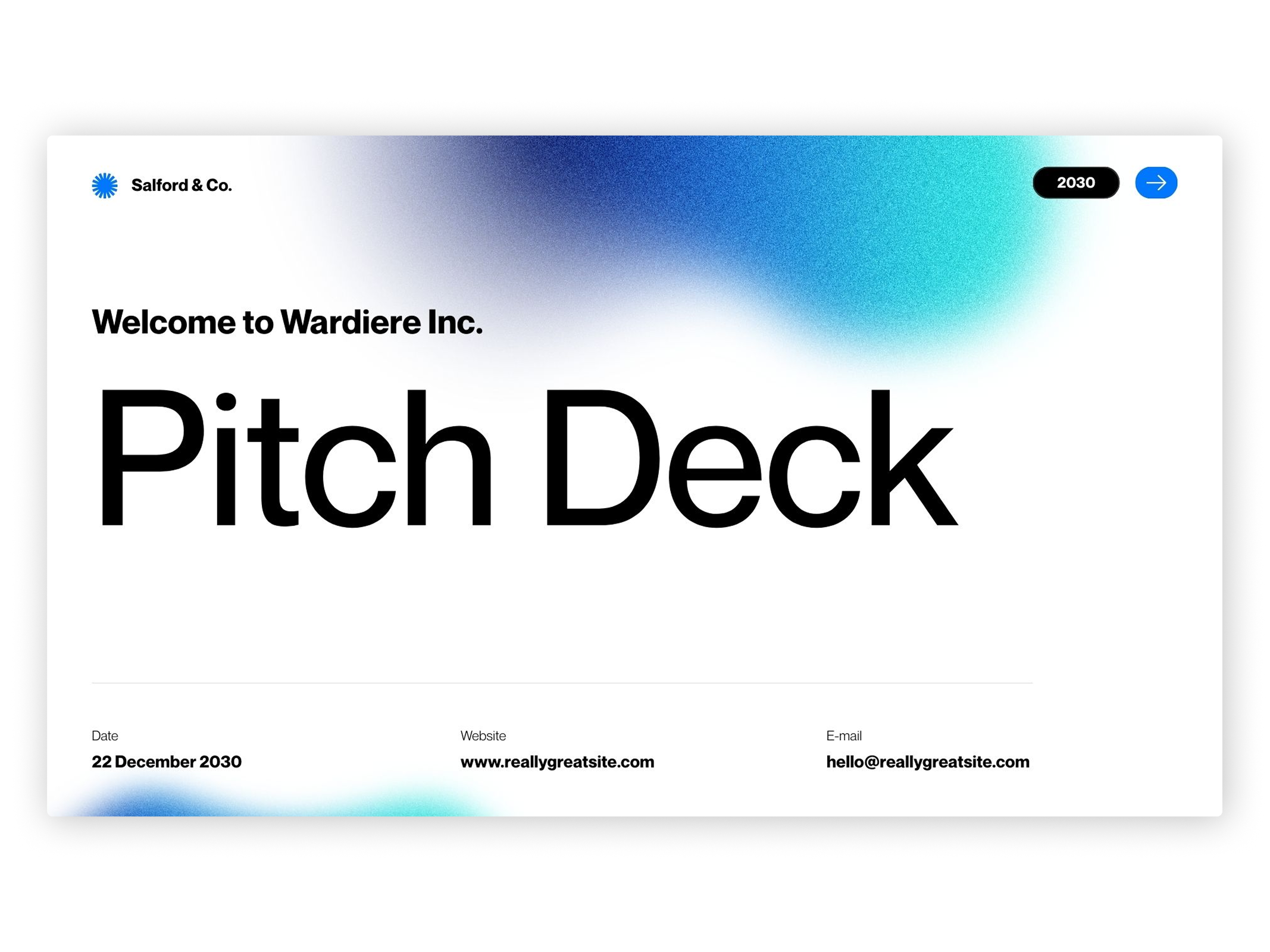 Example of Investor Ready Pitch Decks
