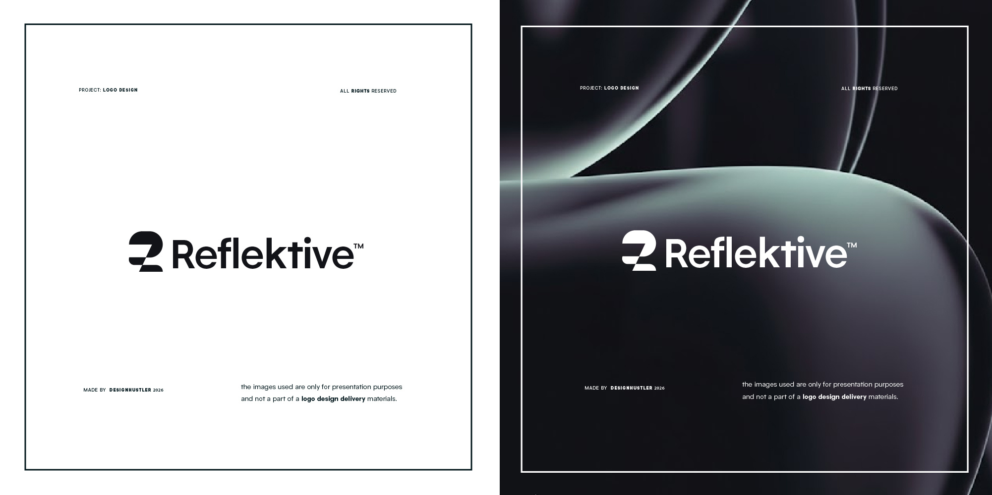 Reflektive AI logo Design graphic design logo design