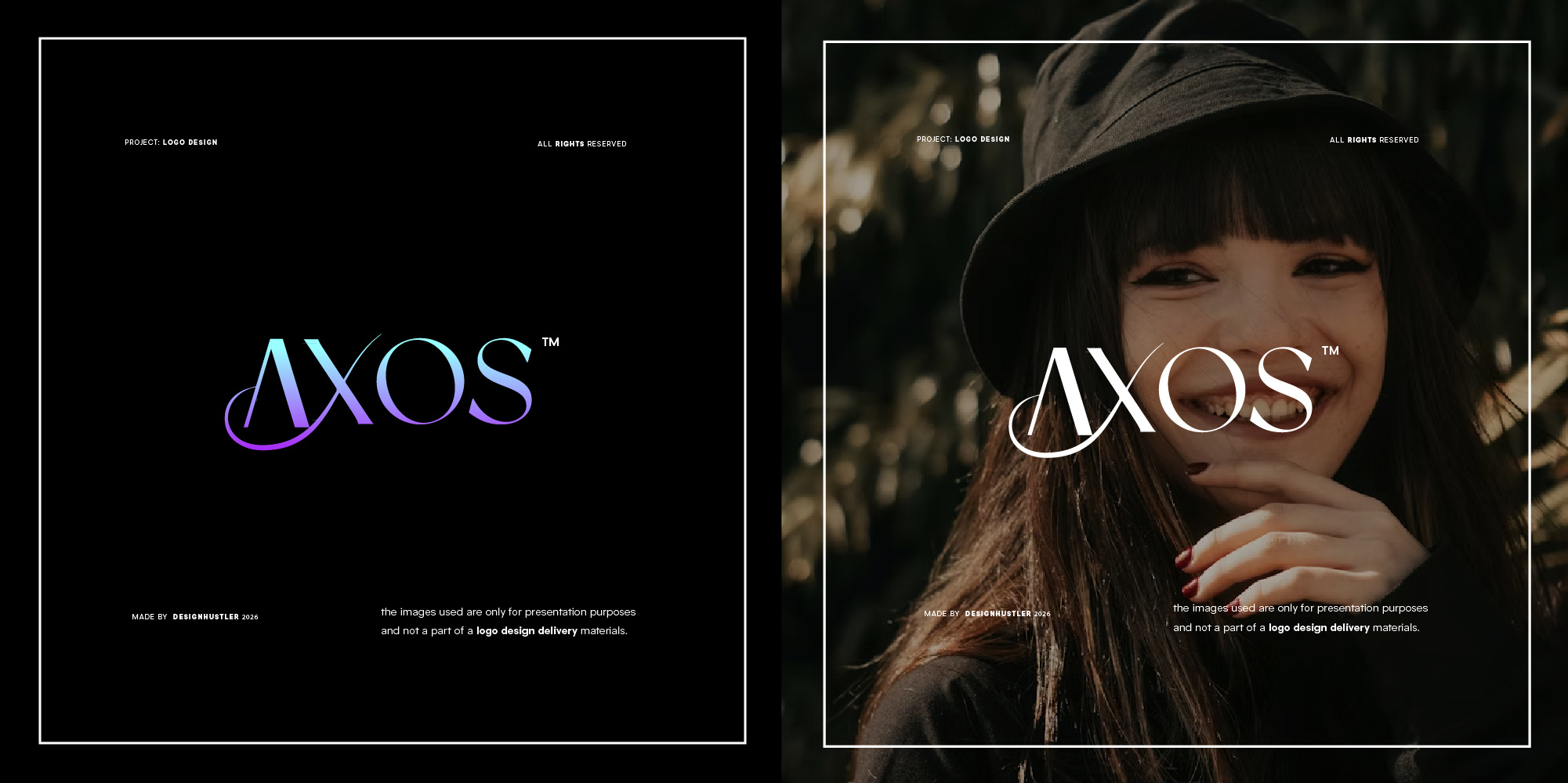 AXOS logo design graphic design logo