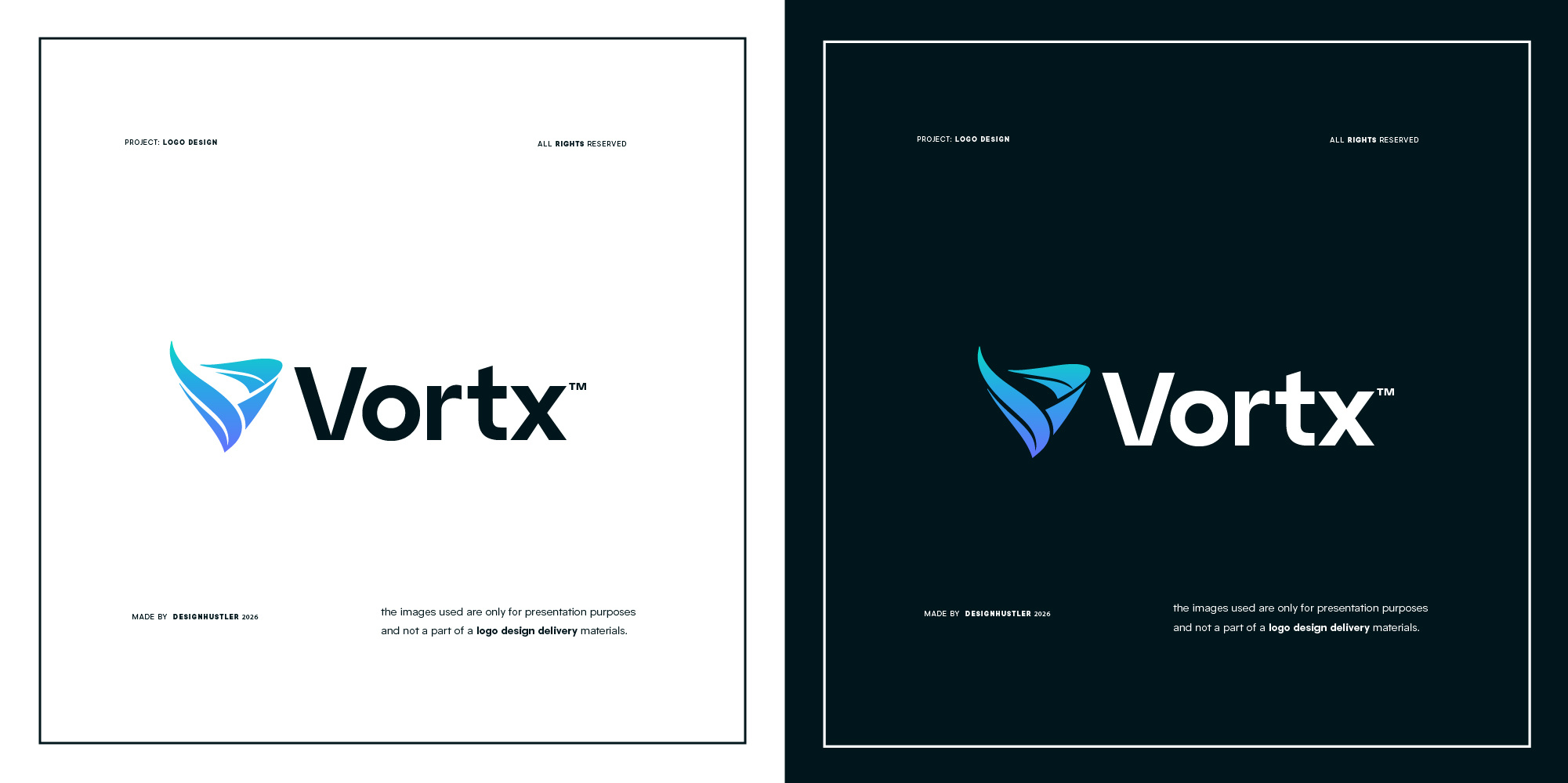 Vortx AI logo design graphic design logo design