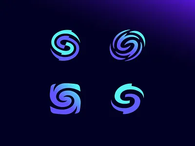 Swirl logos abstract galactic logo galaxy logo logo design milky way s letter swirl swirl logo twist twist logo