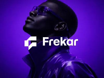 Frekar — Futuristic Brand Visual abstract logo brand identity branding brandmark creative direction f letter logo f logo geometric logo graphic design logo design logo for sale minimal logo minimalist logo modern branding monochromatic logo tech logo unused logo visual identity