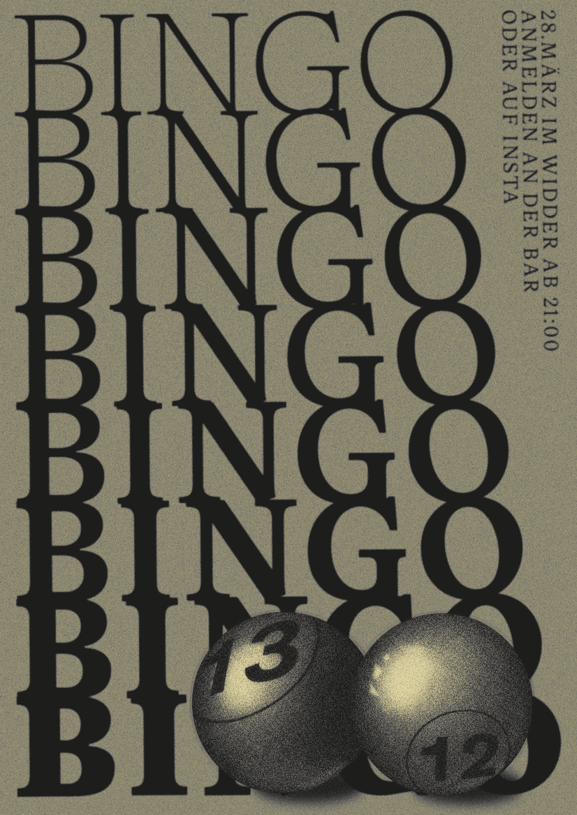 Upcoming Bingo Night