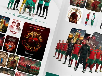 afcon 2025 designs & socials designs on Behance afcon afcon 2025 arabic design illustration social media ui