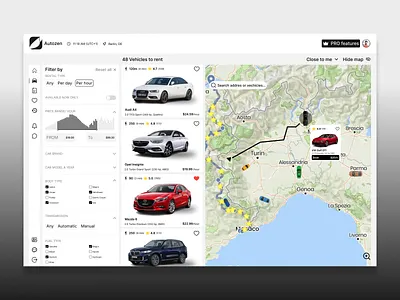 🚗 Car Rental App UI – Map Based Vehicle Booking 3d animation branding graphic design logo motion graphics ui