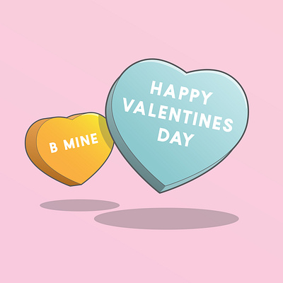 Dribbble Playoff Valentine's Day adobe design graphic design illustration valentines day vector