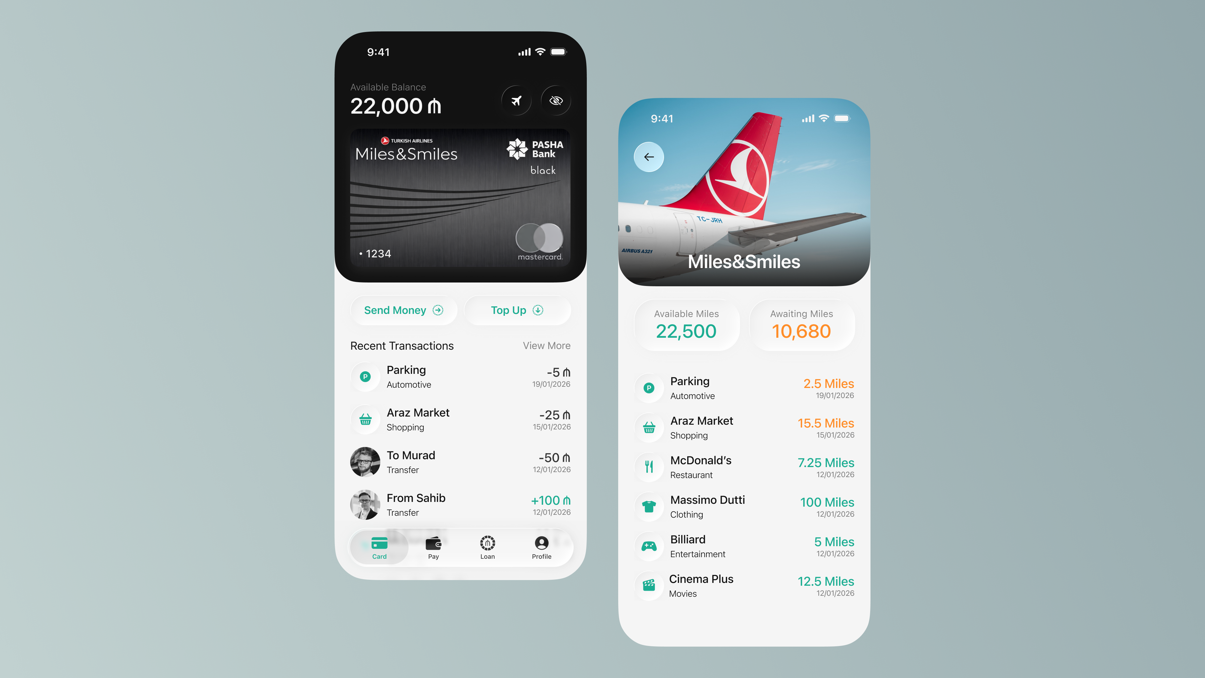 Example of Clean Mobile App Design