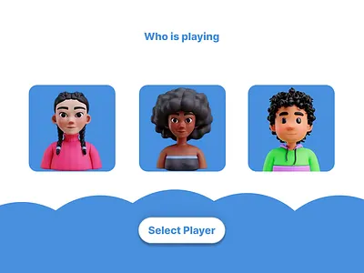 Daily UI #064 - User Selection daily 100 challenge daily ui design game ui ui ui design uiux user profile user selection web design