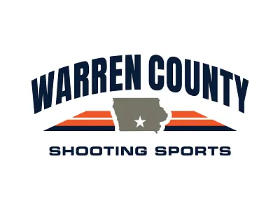 Warren County Shooting Sports Secondary Mark clay pigeon gun gun logo iowa iowa logo rifle shooting shooting logo sports