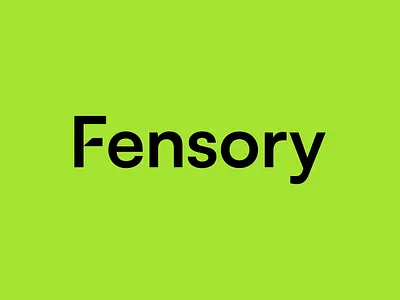 Fensory logo branding
