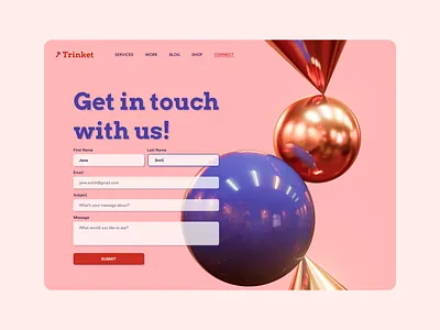 Daily UI 28 - Contact Us daily ui design graphic design ui ux web design