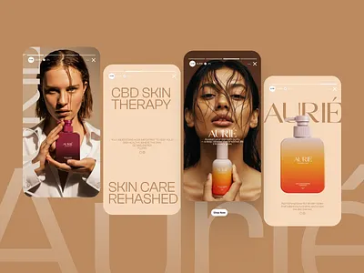 Aurié Skincare Branding & Packaging aesthetic branding beauty brand design beauty packaging brand identity brand strategy branding cosmetic branding luxury cosmetic branding luxury skincare minimal branding modern branding natural skincare packaging design personal care product design self care skincare branding skincare packaging design skincare product design visual identity