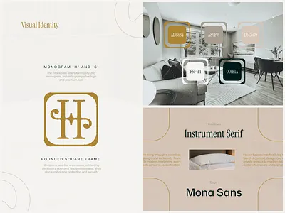 Hospitality Visual Identity Design - Haven Spaces agencia de branding brand identity brand identity design branding agency design system hospitality branding hospitality icon hospitality logo hotel logo luxury brand patterns luxury real estate modern branding phenomenon studio premium logo real estate brand identity real estate branding real estate landing page real estate website visual identity agency visual identity design