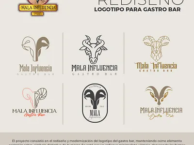 modernizacion y rediseño logo gastro bar branding design graphic design logo vector