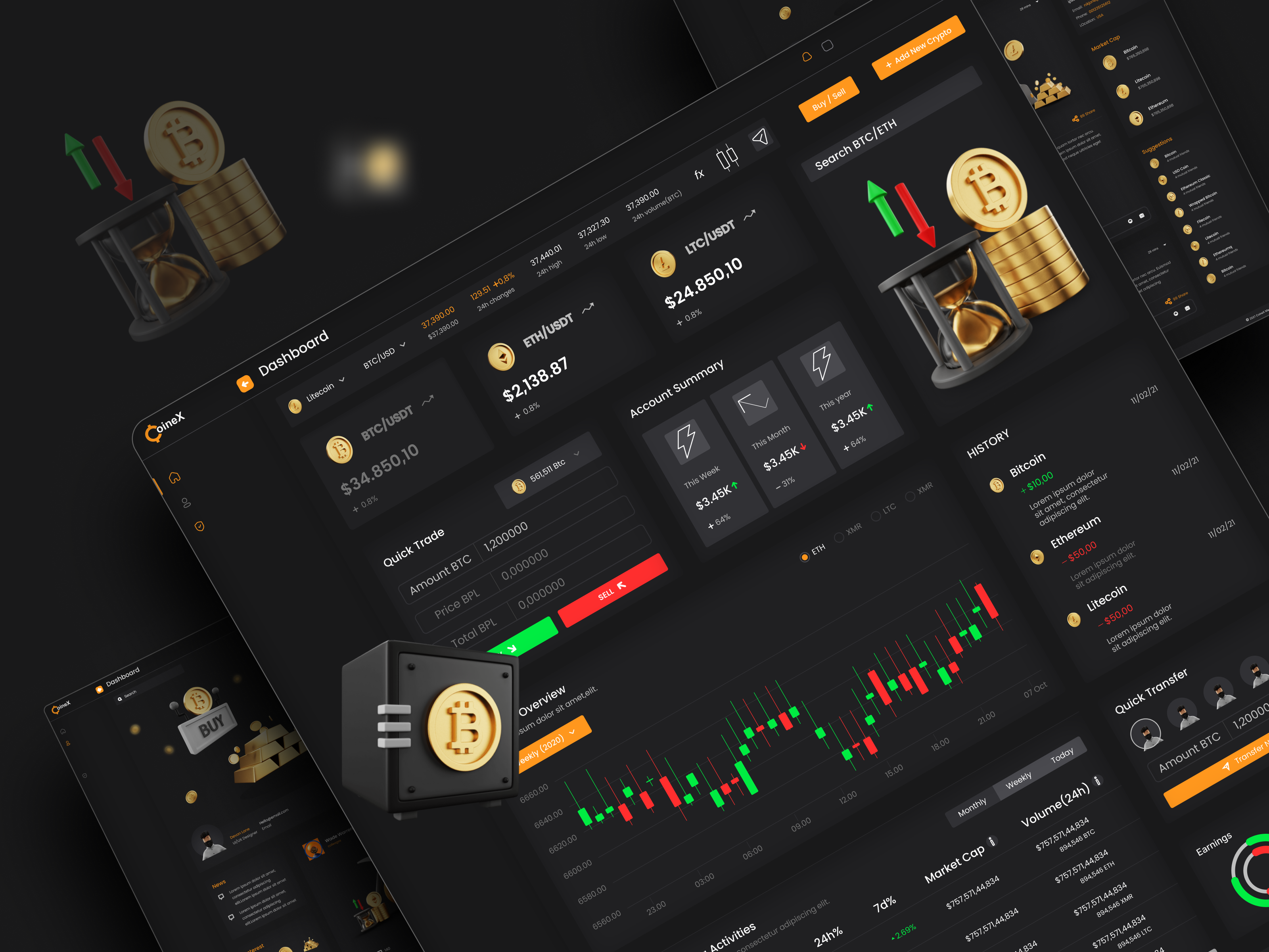 Example of Crypto Website Design