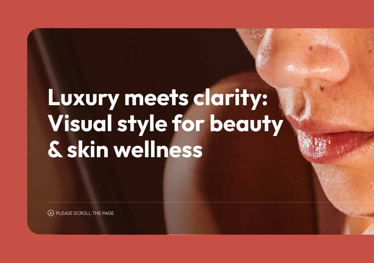 Beauty & Skin Wellness - Website Case Study beauty website daily 100 dailyui design dribble healthcare homepage landing page ui ui design uiux webdesign website