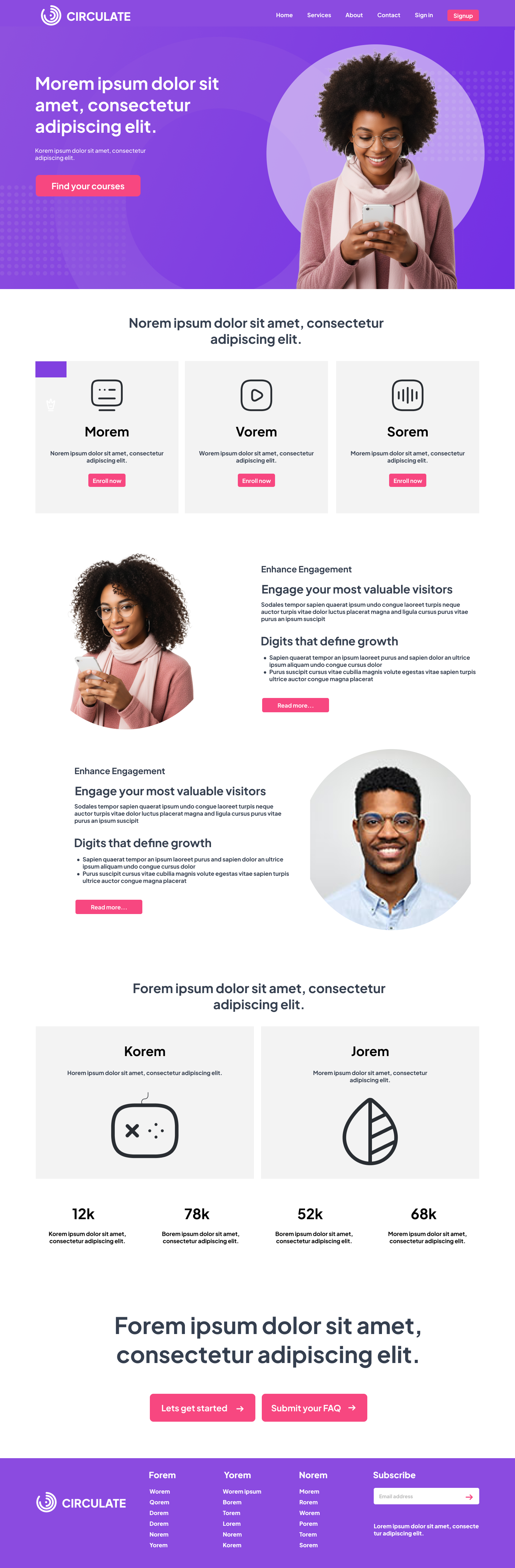 Home page Design - Figma branding design dribbble figma random ui ux webpage