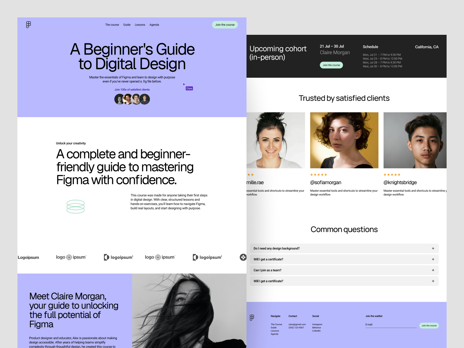 Example of Design + Webflow Website (10 Pages)
