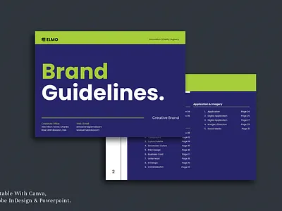 Brand Guidelines | Canva, PPTX, InDesign brand guideline brand guideline brochure brand presentation brand style guideline branding guide branding identity brochure canva canva brand guidelines canva template creative guideline design guideline guideline landscape brochure logo guideline portfolio powerpoint template skin care skin care brand guideline template