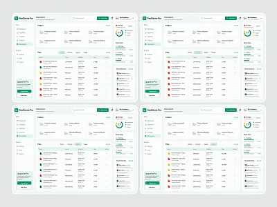 Document Management Dashboard for Real Estate Teams | UI/UX 3d animation graphic design ui