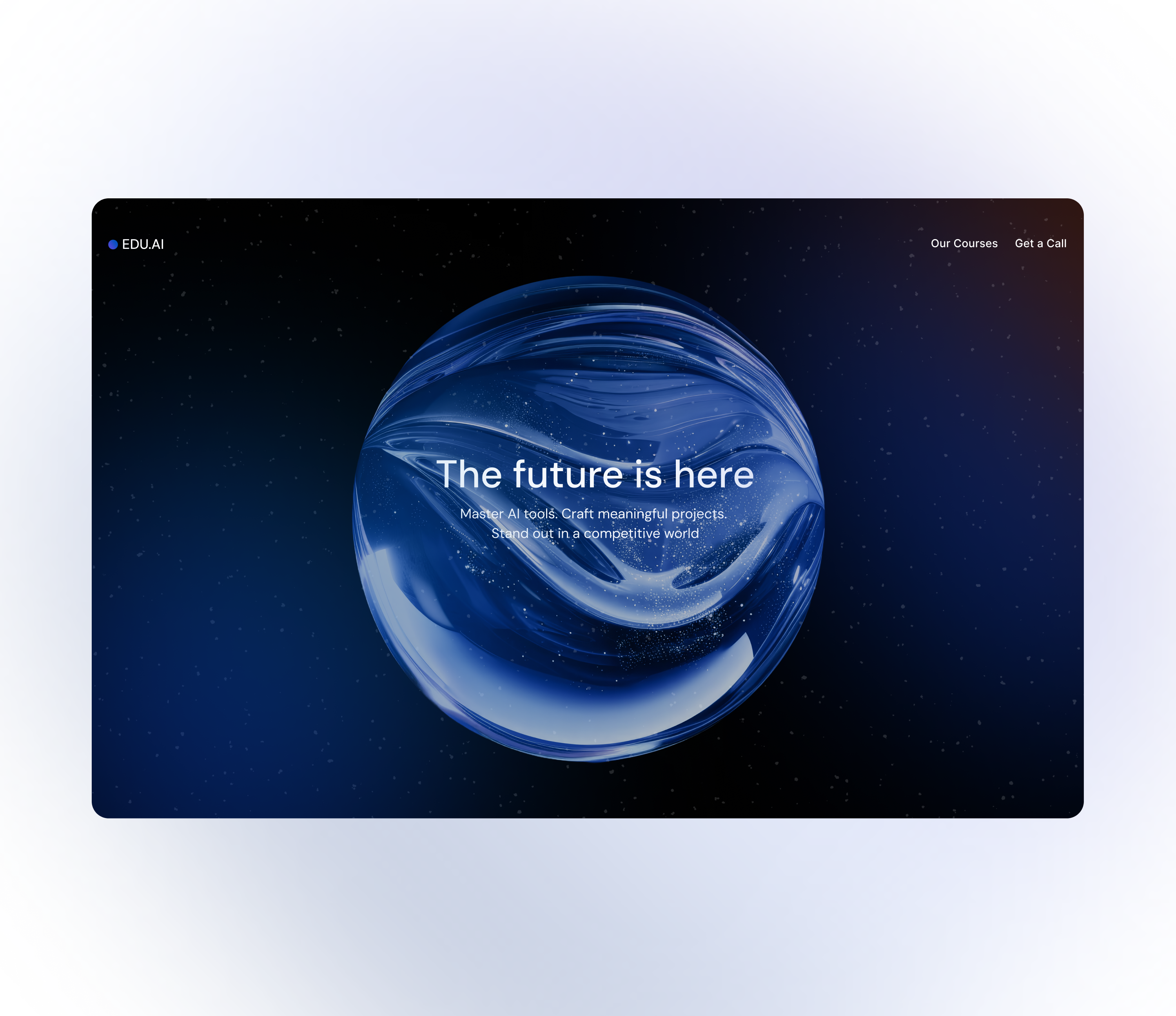 Web design for EDU.AI online school