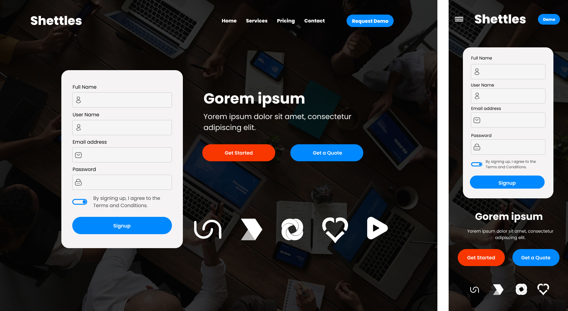 Landing page Desktop / Device - Figma branding device dribbble graphic design illustration landingpage mobile poster ui ux