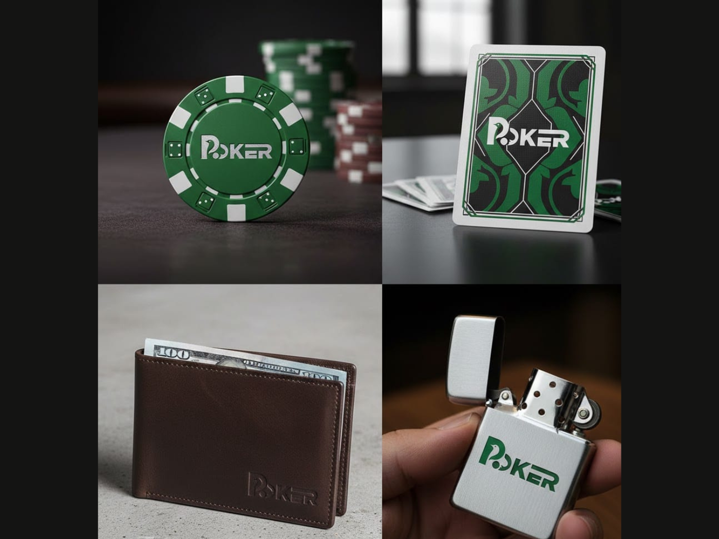 POKER Minimal Logo Concept brand identity design brand logo business logo design corporate identity creative logo flat logo design logo design mfdesignzone minimalist logo modern logo design poker logo professional branding startup branding visual identity