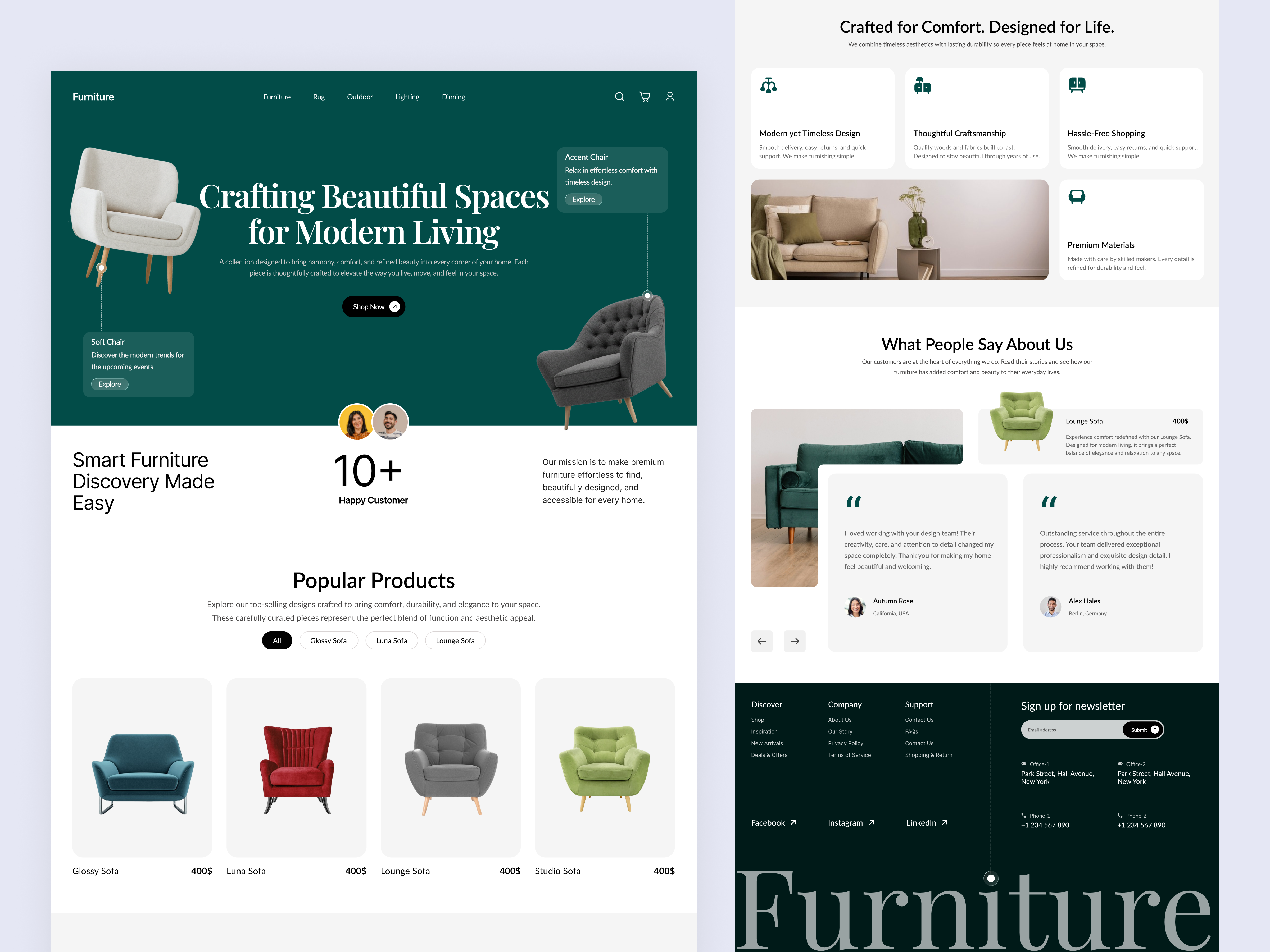 Example of Modern UI/UX Design For Web & Mobile App