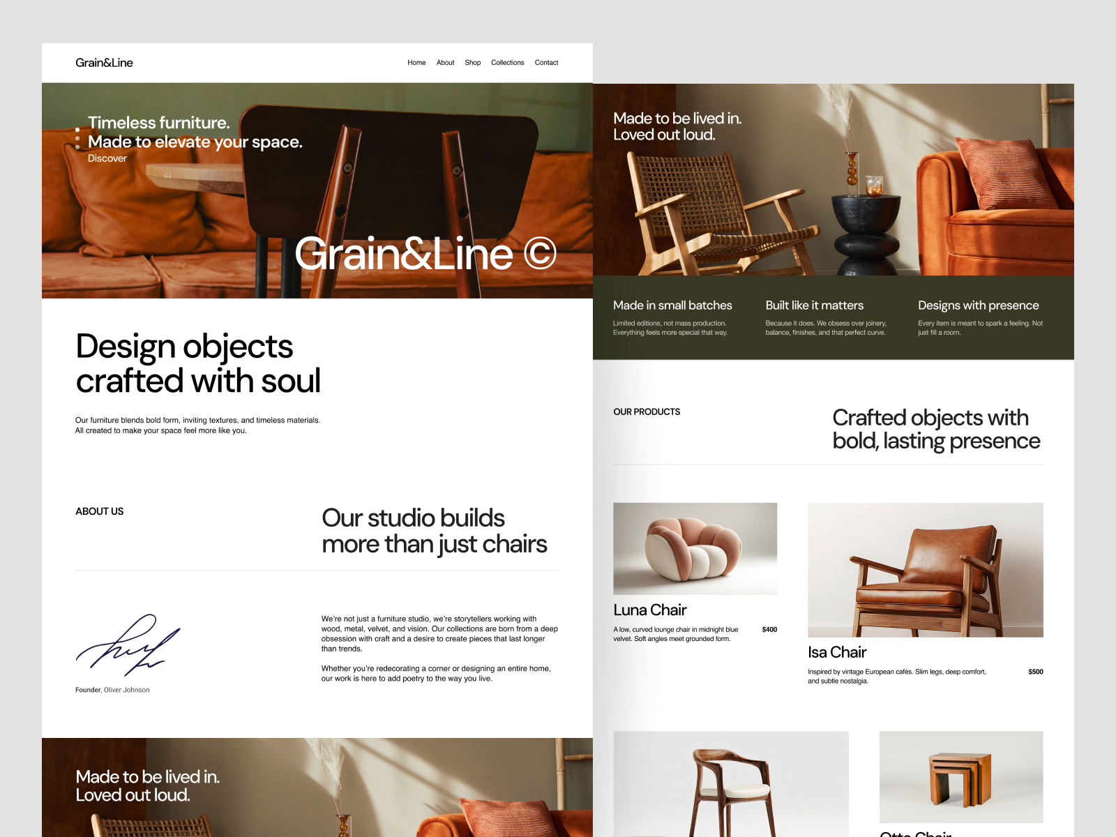 Example of Design + Webflow Website (10 Pages)