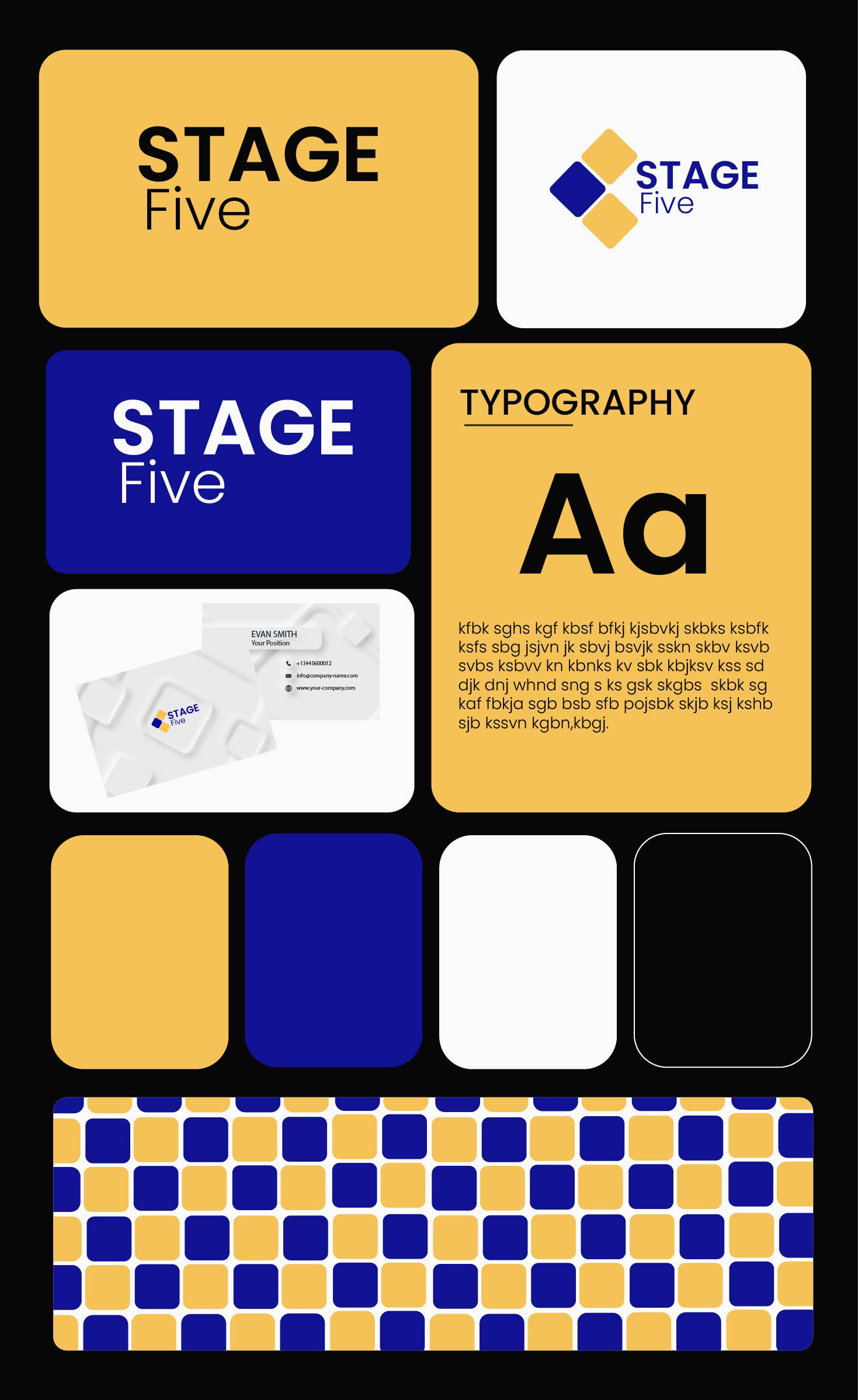 Business & Consulting logo For Stage Five branding branding logo business logo design graphic design logo logo design professional logo stationery