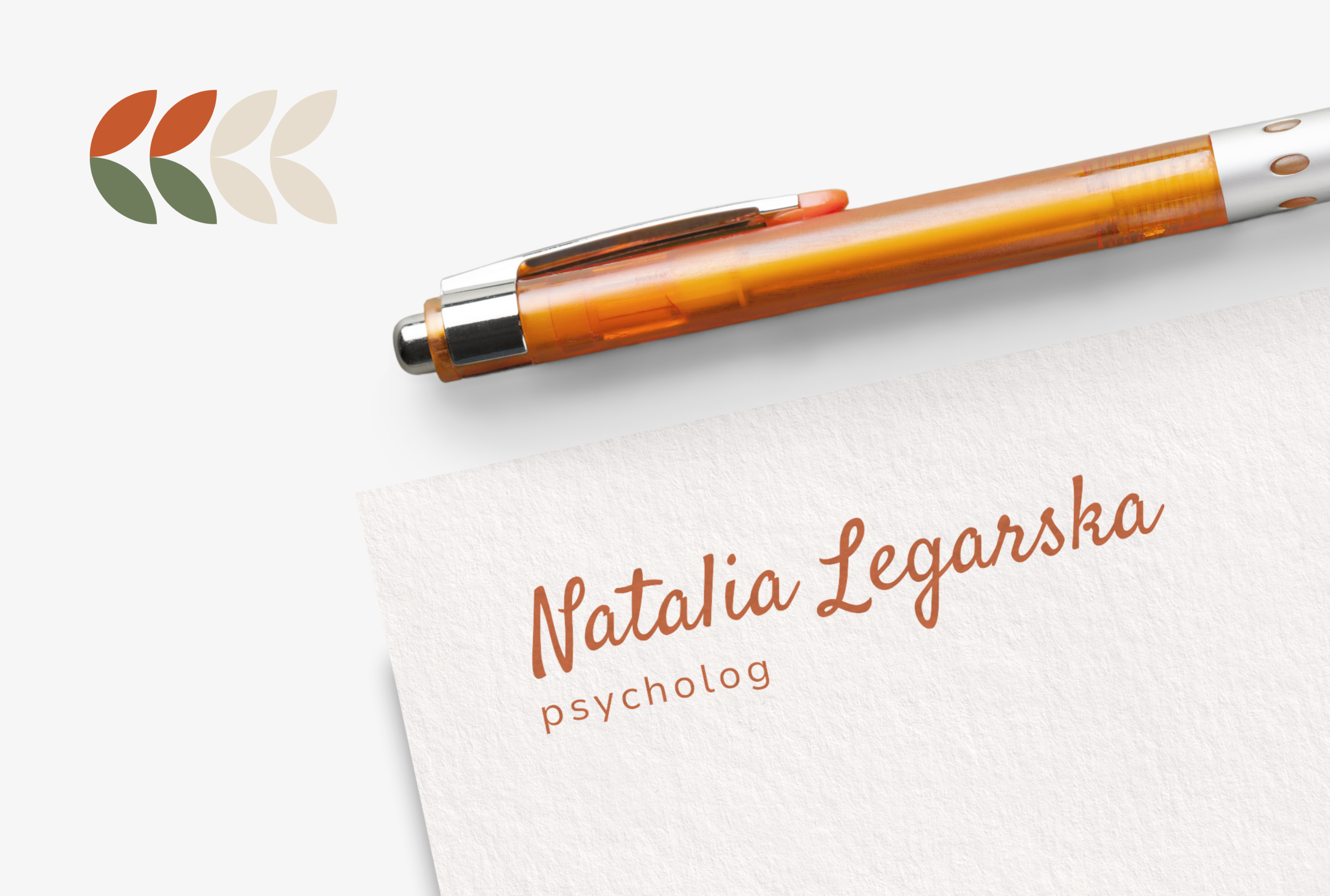 Marka osobista dla psychologa branding graphic design logo