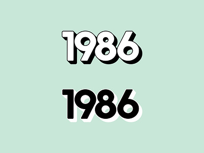 1986 Logo Design branding design graphic design icon logo logo design vector