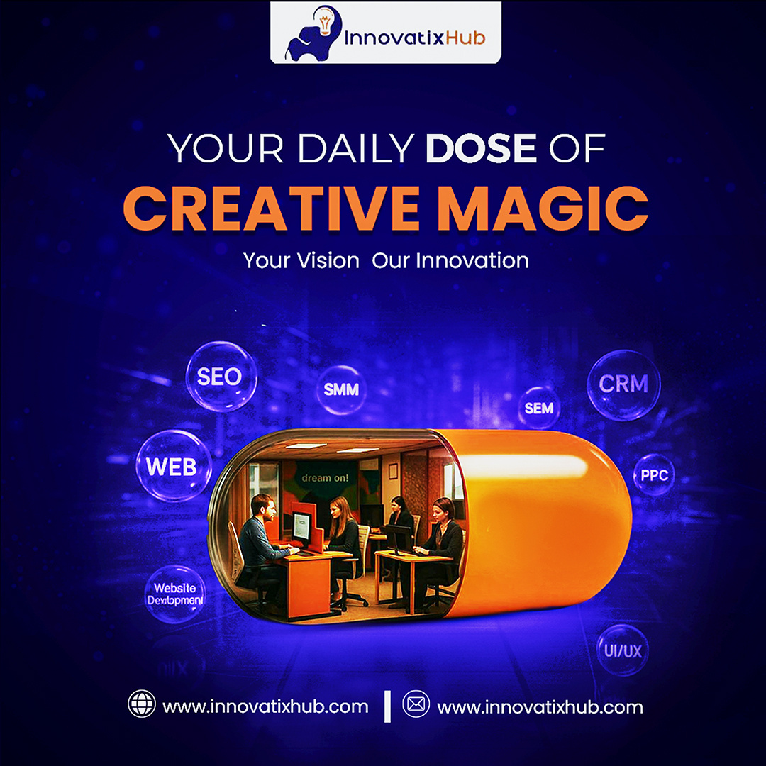 Fueling Brands with Creative Power advertisingagency branding creative design illustration innovatixhub logo logodesign minimalist logo ui vector