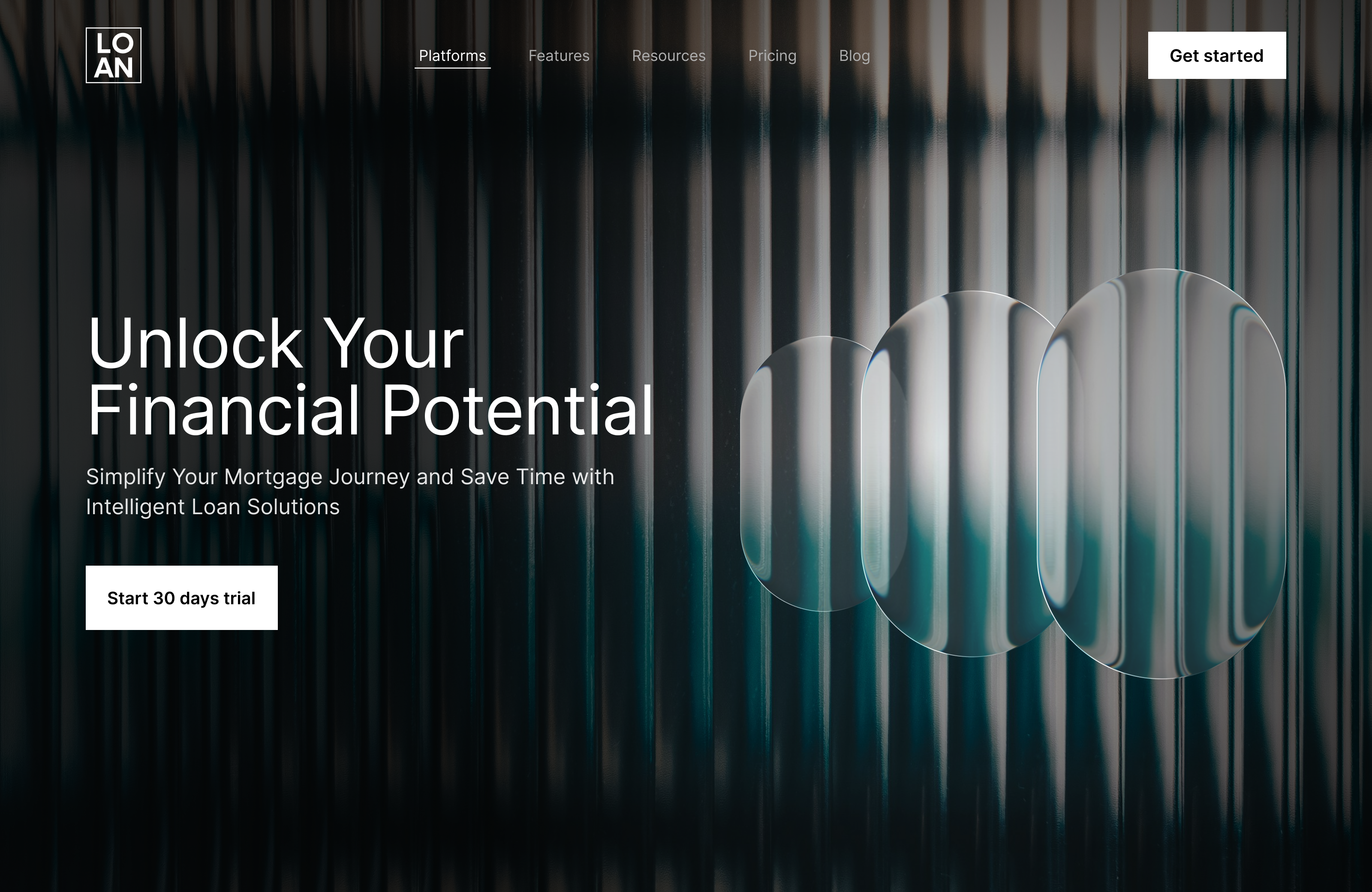 Financial Website financial hero landing payment product ui website