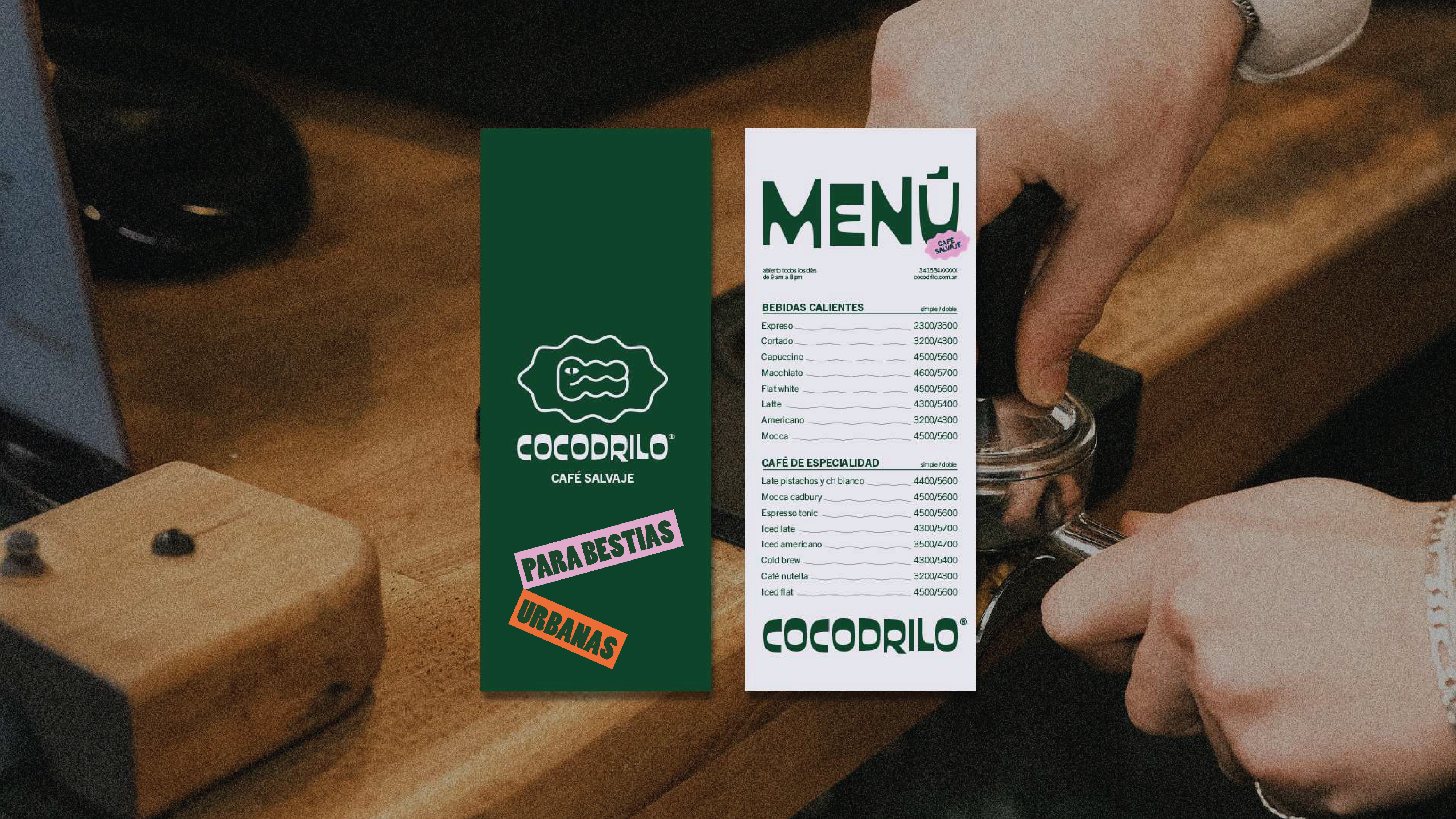 COCODRILO Café x Tuerca Studio 3d brand branding graphic design identity illustration logo typography visual identity