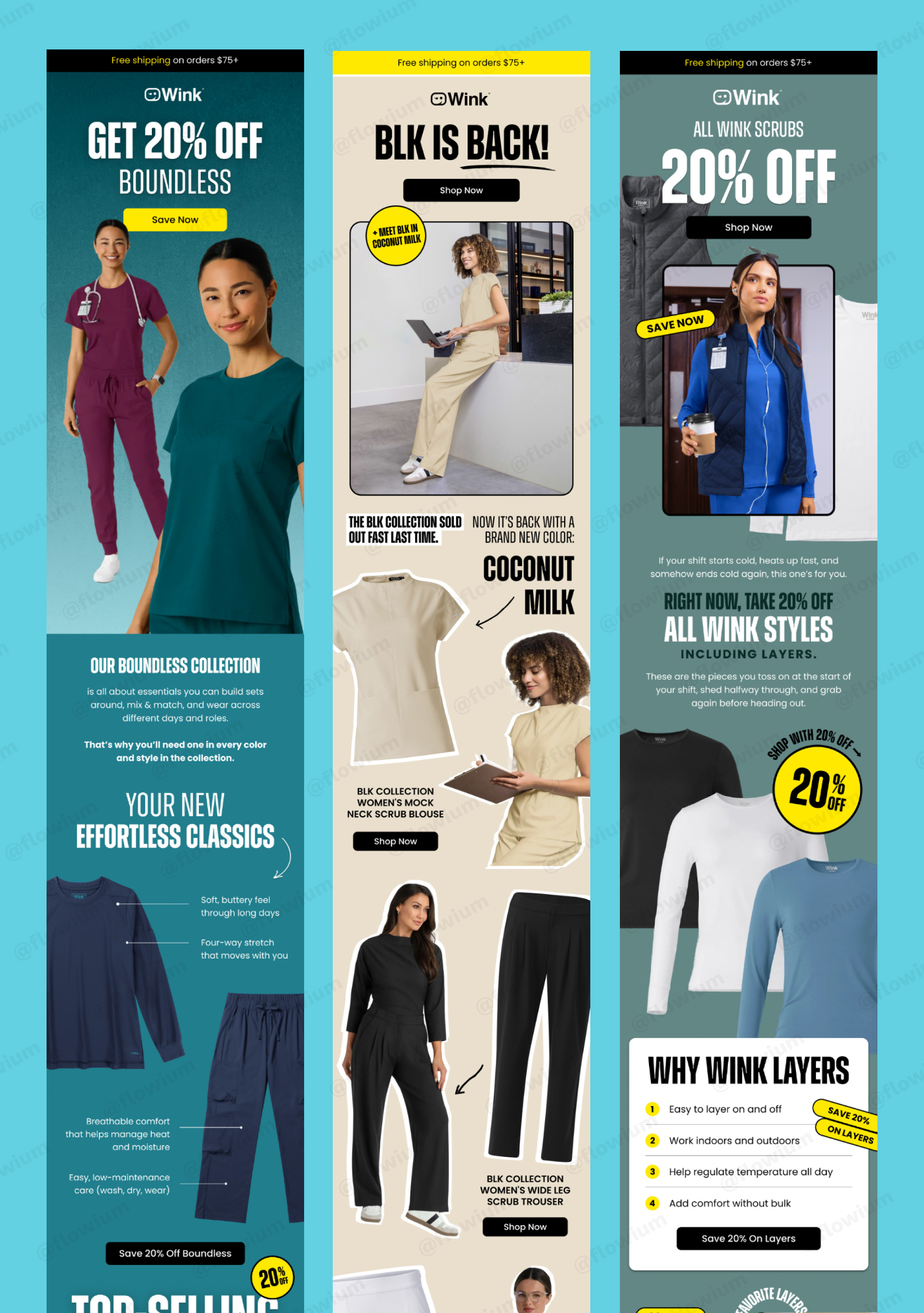 Email Design for Healthcare Apparel Brand ecommerce email email design email marketing klaviyo klaviyo email design newsletter newsletter design