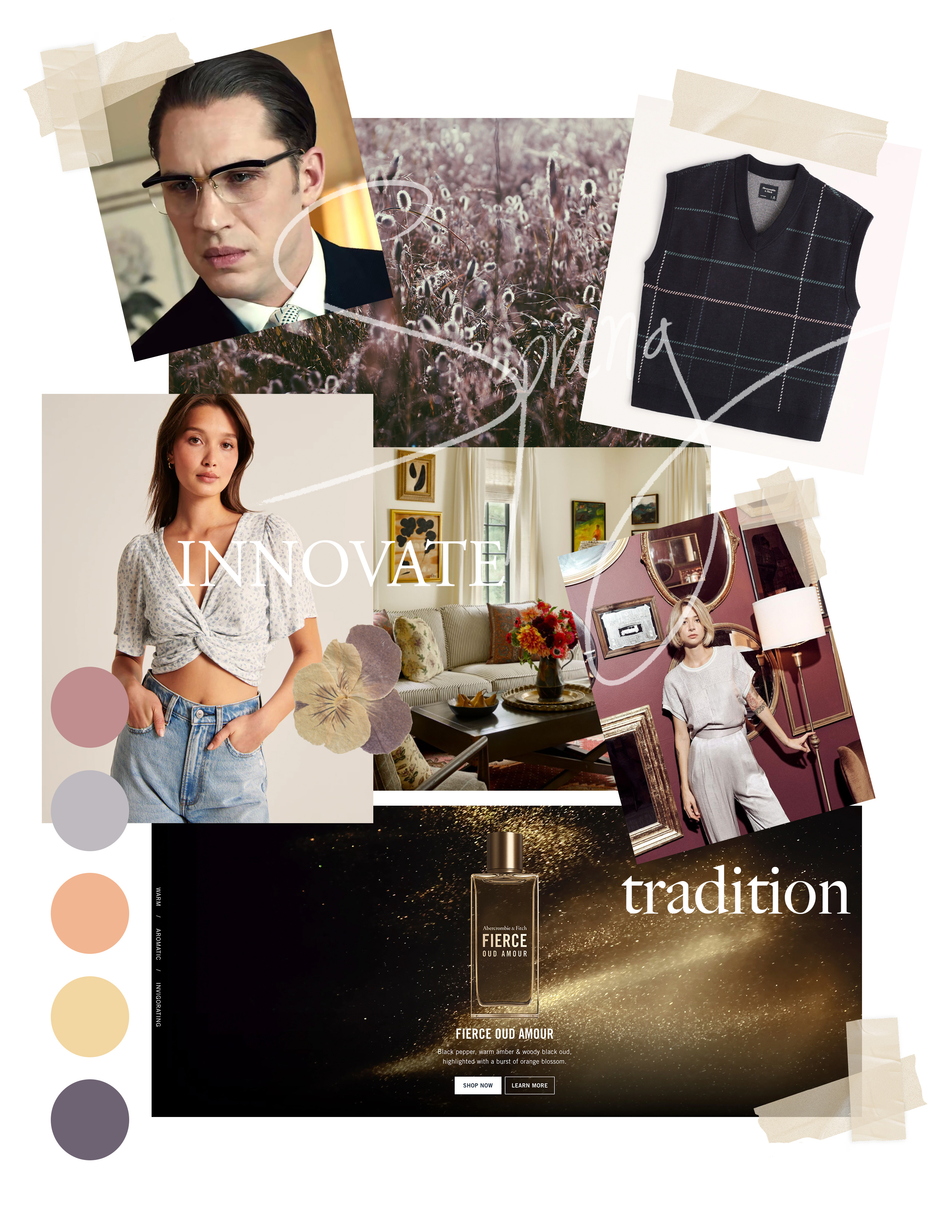 Abercrombie & Fitch Spring Campaign abercrombie abercrombie fitch brand campaign fashion mood board rebrand spring
