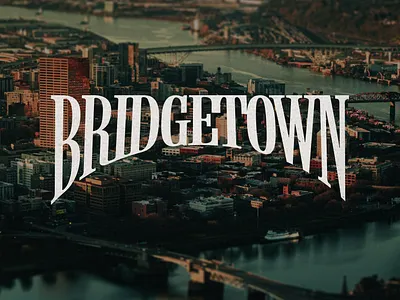 Bridgetown brand branding font graphic design logo logo design oregon pnw portland rebrand type typography wordmark
