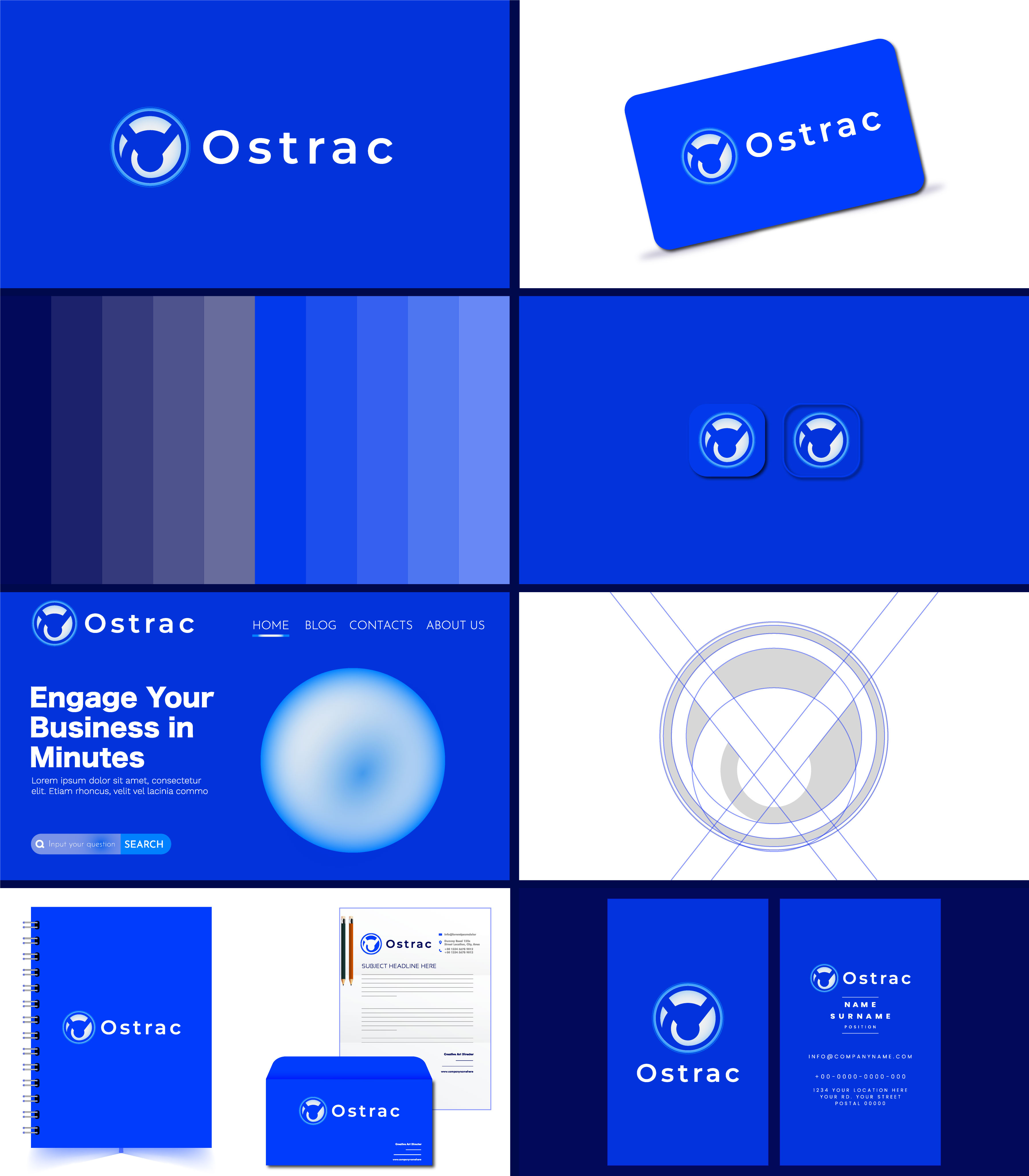 Ostrac brand identity design best brand designer brand identity brand identity design branding creative logo graphic design letter logo logo logo identity minimalist logo modern logo print saas saas brand identity design saas logo saas tech startups startups logo tech startups technology