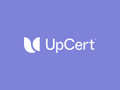 UpCert abstract logo branding design logo logo design minimalist logo modern logo