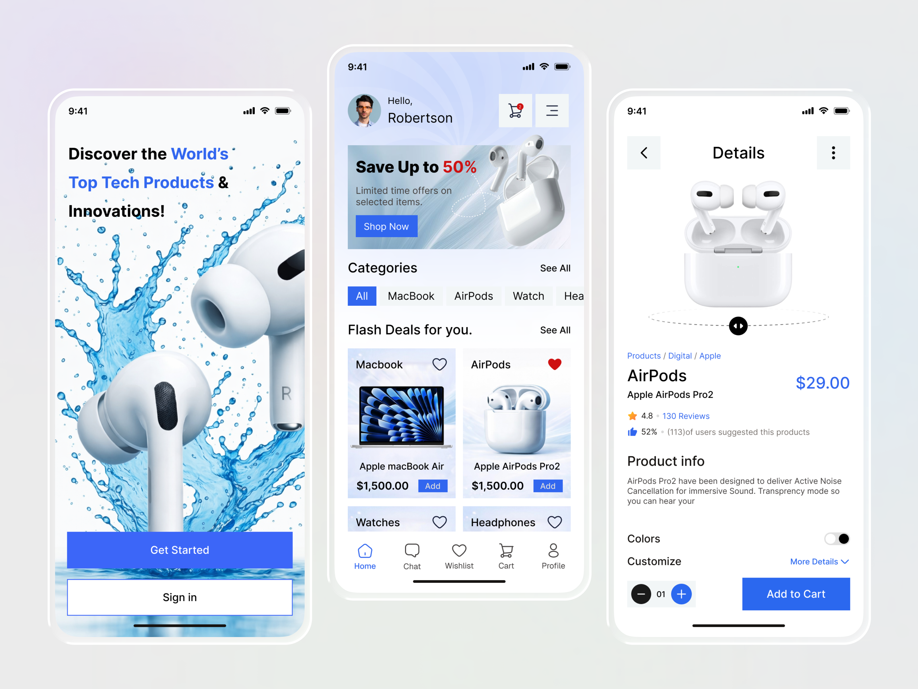 E-Commerce Mobile App app design audio app audio store devices e commerce ecommerce ecommerce online electronic shop electronic store fashion ios app mobile app online store product design productapp shopping app smart smart audio shop app ui design ux design