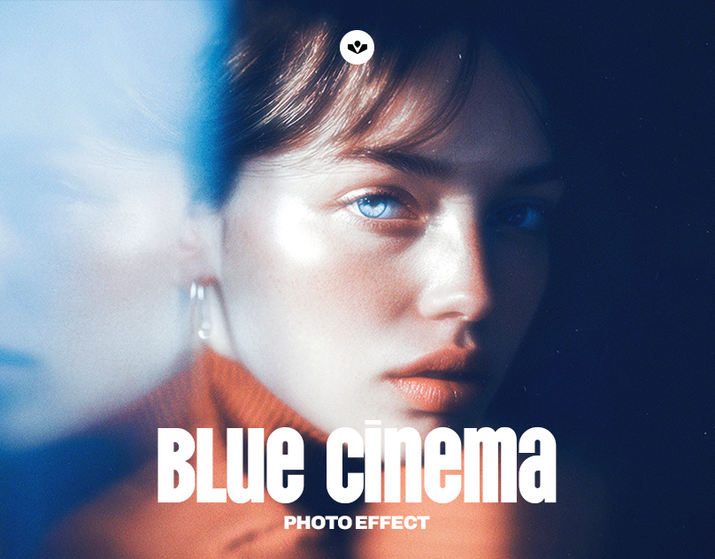 Blue Cinema Filter Effect blue cinematic color grading design effect filter graphic design photoshop solasome