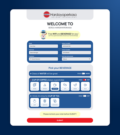 Berca Beverage Ordering Application beverage caporaider coffe design ui uiux uiux design ux uxdesign