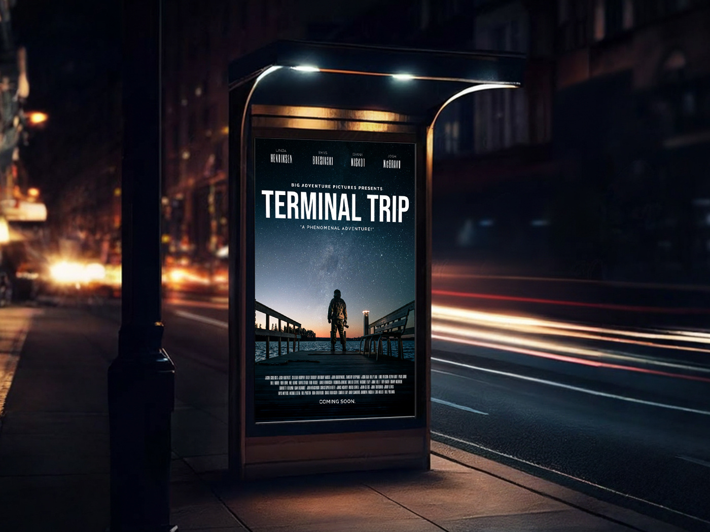 Terminal Trip | Film Poster Design adobe photoshop creativity design film film poster film poster design graphic design motion graphics movie movie poster movie poster design mystery mystic poster poster design travel trip visual effects visual identity visuallization